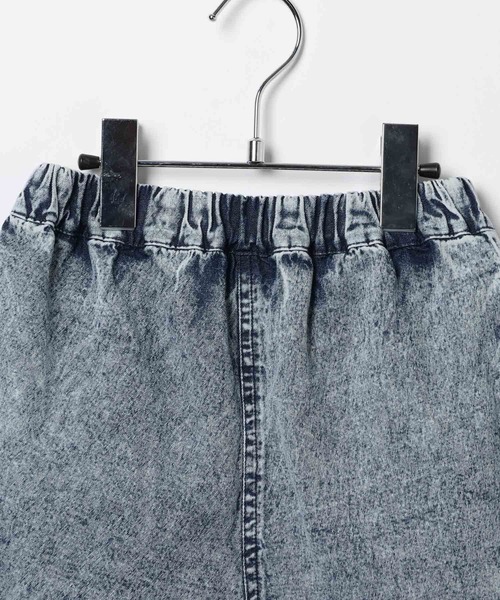 BAYFLOW（ベイフロー）の「デニムプリーツキュロット（KIDS）（デニムパンツ・キッズ・ブラック系/ブルー系・110cm/120cm/130cm/140cm/150cm）」の6枚目の写真