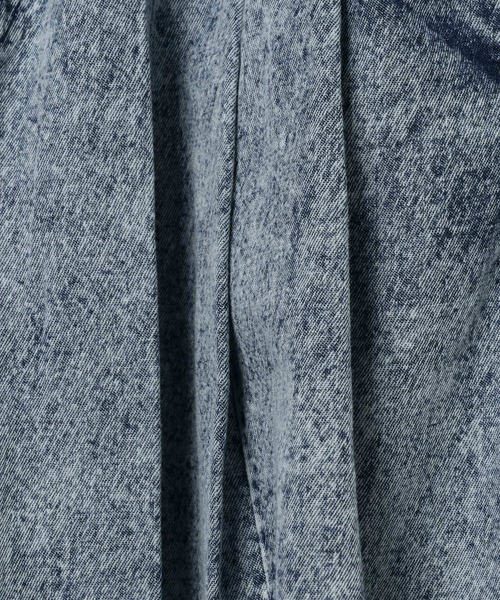 BAYFLOW（ベイフロー）の「デニムプリーツキュロット（KIDS）（デニムパンツ・キッズ・ブラック系/ブルー系・110cm/120cm/130cm/140cm/150cm）」の9枚目の写真