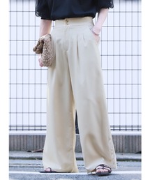 reca | フロントダブルタックパンツ(その他パンツ)