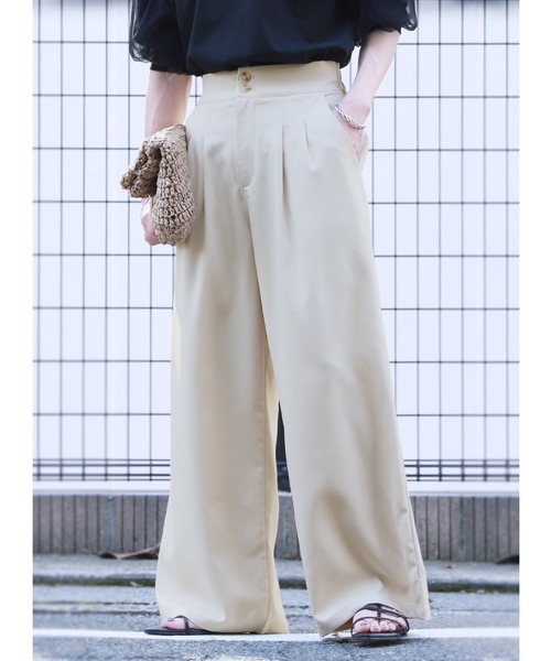 フロントダブルタックパンツ（その他パンツ）｜reca（レカ）