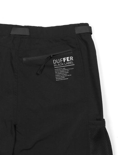 The DUFFER of ST.GEORGE(ザダファーオブセントジョージ)の「〔BLACK LABEL〕MINOTEC RIPSTOP ACTIVE SHORT:機能素材 セットアップ アクティブショートパンツ(その他パンツ・メンズ・ブラック・X-LARGE/LARGE/MEDIUM/SMALL)」の12枚目の写真
