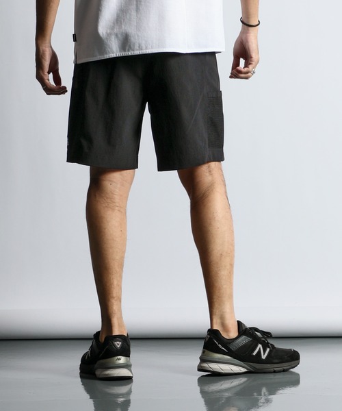The DUFFER of ST.GEORGE(ザダファーオブセントジョージ)の「〔BLACK LABEL〕MINOTEC RIPSTOP ACTIVE SHORT:機能素材 セットアップ アクティブショートパンツ(その他パンツ・メンズ・ブラック・X-LARGE/LARGE/MEDIUM/SMALL)」の7枚目の写真