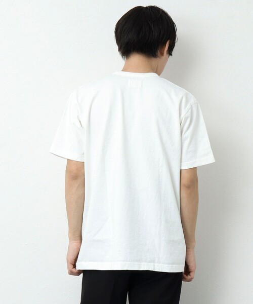 NOLLEY'S goodman（ノーリーズグッドマン）の「SON OF LIBERTY フロントプリントTシャツ（Tシャツ/カットソー・メンズ・グレイッシュベージュ/チャコールグレー/ホワイト/ロイヤルブルー・S/M/L）」の7枚目の写真