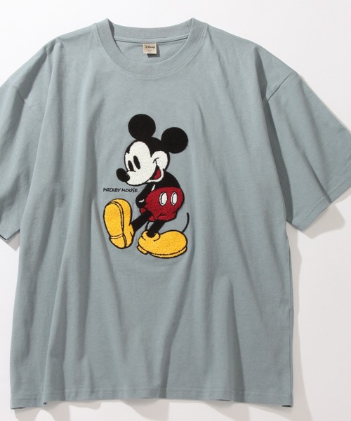 Disney(ディズニー)の「【Disney/ディズニー】【PIXAR/ピクサー】アートワークデザイン サガラ刺繍 半袖 オーバーサイズ Tシャツ(Tシャツ/カットソー・メンズ・ダークブルー/ブラック/オフホワイト/オレンジ系その他・LL/L/M)」の1枚目の写真