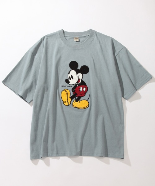 Disney(ディズニー)の「【Disney/ディズニー】【PIXAR/ピクサー】アートワークデザイン サガラ刺繍 半袖 オーバーサイズ Tシャツ(Tシャツ/カットソー・メンズ・ダークブルー/ブラック/オフホワイト/オレンジ系その他・LL/L/M)」の6枚目の写真