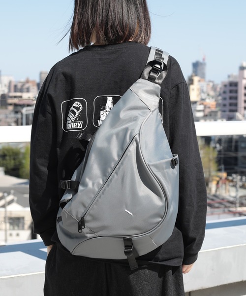 aimoha(アイモハ)の「aimoha outdoor ユニセックス ショルダーバッグ 斜め掛け(ショルダーバッグ・レディース・グリーン/ネイビー/グレー/ブラック・FREE)」の11枚目の写真