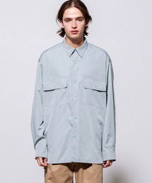 VICTIM | VICTIM ヴィクティム / TECH SHIRTS セットアップビッグシルエットテックシャツ 撥水 / VTM-24-S-001(シャツ/ブラウス)