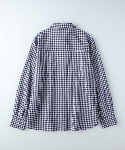 BACK NUMBER(バックナンバー)の「【BACK NUMBER】ライトポプリン長袖チェックシャツ(シャツ/ブラウス・レディース・ホワイト×ブラック/ホワイト×ネイビー・L/S/M/XL)」の12枚目の写真