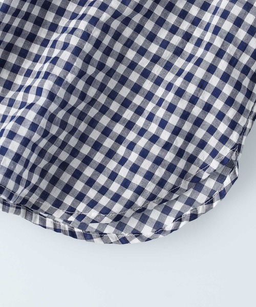 BACK NUMBER(バックナンバー)の「【BACK NUMBER】ライトポプリン長袖チェックシャツ(シャツ/ブラウス・レディース・ホワイト×ブラック/ホワイト×ネイビー・L/S/M/XL)」の14枚目の写真