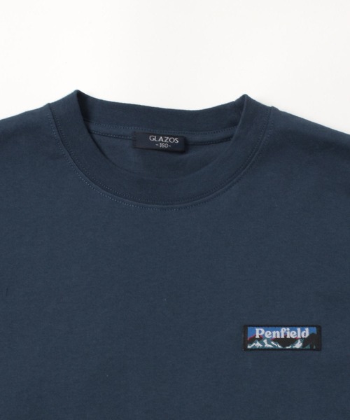 PEN FIELD(ペンフィールド)の「【Penfield】【防汚加工】バイカラーバックプリント半袖Tシャツ(Tシャツ/カットソー・キッズ・オートミール/ネイビー・170cm/160cm/150cm/140cm)」の6枚目の写真