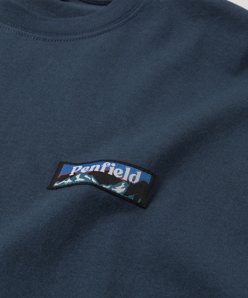 PEN FIELD(ペンフィールド)の「【Penfield】【防汚加工】バイカラーバックプリント半袖Tシャツ(Tシャツ/カットソー・キッズ・オートミール/ネイビー・170cm/160cm/150cm/140cm)」の8枚目の写真