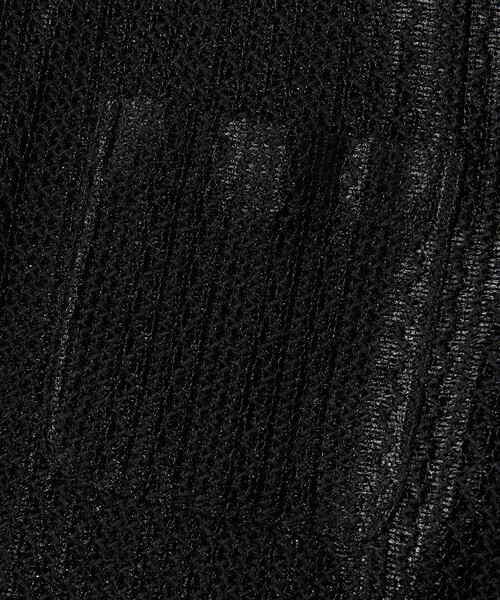 FREAK'S STORE（フリークスストア）の「FREAK’S STORE/フリークスストア レース編みオープンカラーシャツ/リラックス（シャツ/ブラウス・メンズ・ブラック/オフホワイト・MEDIUM/LARGE）」の4枚目の写真