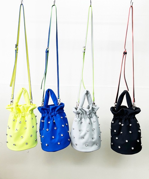 Magine(マージン)の「cheek チーク:kirakira 2way shoulder /ショルダーバッグ(ショルダーバッグ・レディース・ブラック/グレー/ブルー/イエロー・FREE)」の16枚目の写真