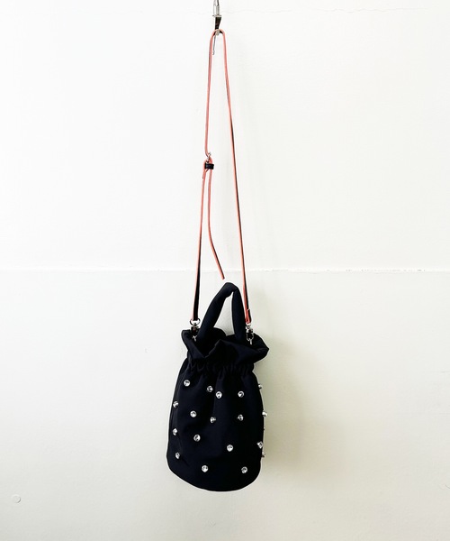 Magine(マージン)の「cheek チーク:kirakira 2way shoulder /ショルダーバッグ(ショルダーバッグ・レディース・ブラック/グレー/ブルー/イエロー・FREE)」の12枚目の写真