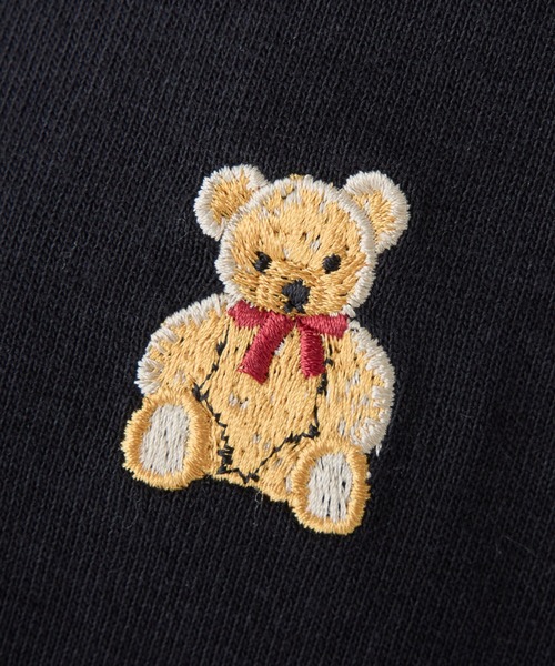 セール】【teddy bear コラボ商品】くまちゃん刺しゅうポロシャツ