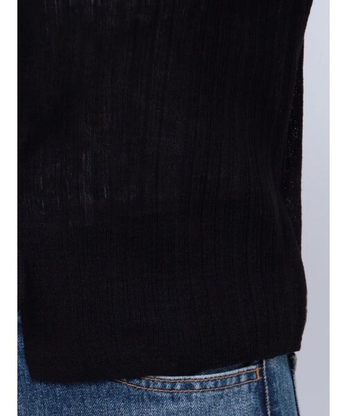 Ungrid(アングリッド)の「2Wayリボンニットカーデ(カーディガン/ボレロ・レディース・アイボリー/ブラック/グリーン系その他・FREE)」の6枚目の写真