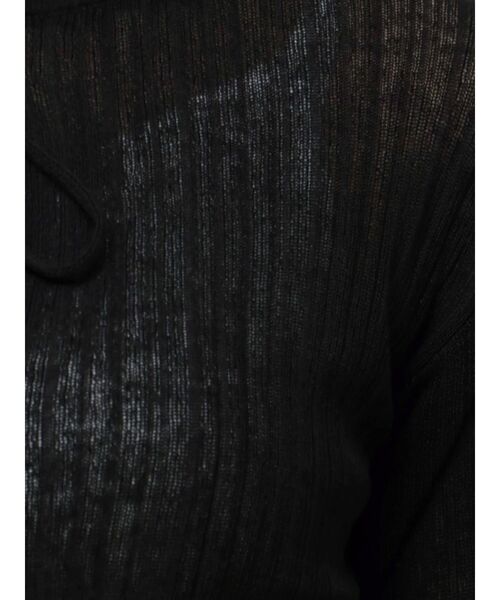 Ungrid(アングリッド)の「2Wayリボンニットカーデ(カーディガン/ボレロ・レディース・アイボリー/ブラック/グリーン系その他・FREE)」の14枚目の写真