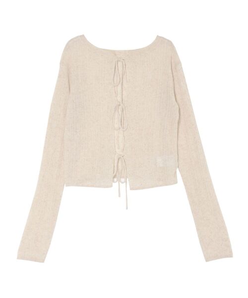 Ungrid(アングリッド)の「2Wayリボンニットカーデ(カーディガン/ボレロ・レディース・アイボリー/ブラック/グリーン系その他・FREE)」の15枚目の写真