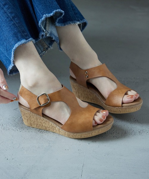 Fashion Letter（ファッションレター）の「日本製バックゴムベルト コンフォートサンダル レディース（サンダル・レディース・ホワイト/ブラック/ベージュ/ベージュ系その他・LL/S/M/L）」の5枚目の写真