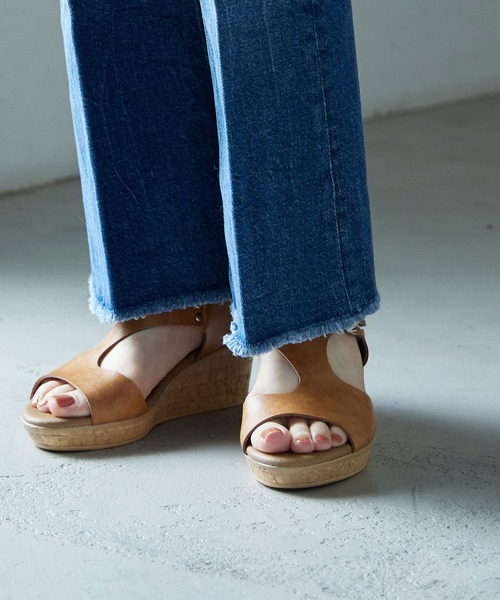 Fashion Letter（ファッションレター）の「日本製バックゴムベルト コンフォートサンダル レディース（サンダル・レディース・ホワイト/ブラック/ベージュ/ベージュ系その他・LL/S/M/L）」の9枚目の写真