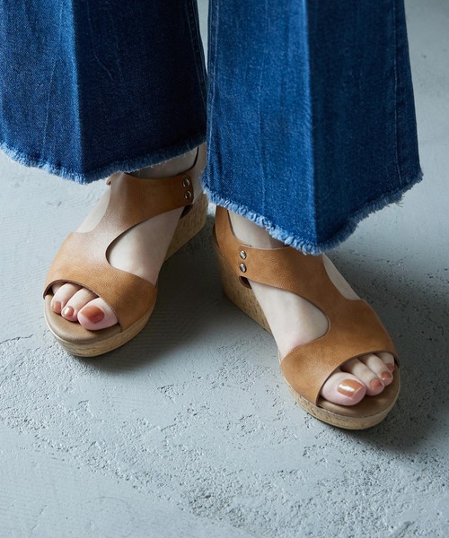 Fashion Letter（ファッションレター）の「日本製バックゴムベルト コンフォートサンダル レディース（サンダル・レディース・ホワイト/ブラック/ベージュ/ベージュ系その他・LL/S/M/L）」の10枚目の写真