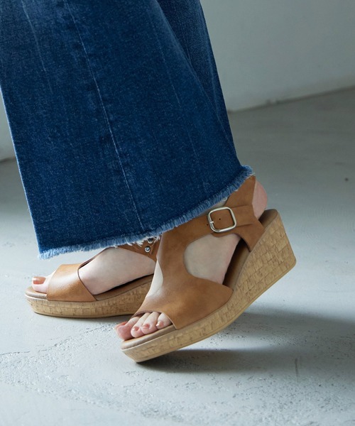 Fashion Letter（ファッションレター）の「日本製バックゴムベルト コンフォートサンダル レディース（サンダル・レディース・ホワイト/ブラック/ベージュ/ベージュ系その他・LL/S/M/L）」の13枚目の写真