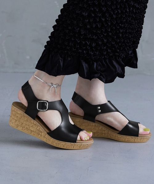 Fashion Letter（ファッションレター）の「日本製バックゴムベルト コンフォートサンダル レディース（サンダル・レディース・ホワイト/ブラック/ベージュ/ベージュ系その他・LL/S/M/L）」の22枚目の写真