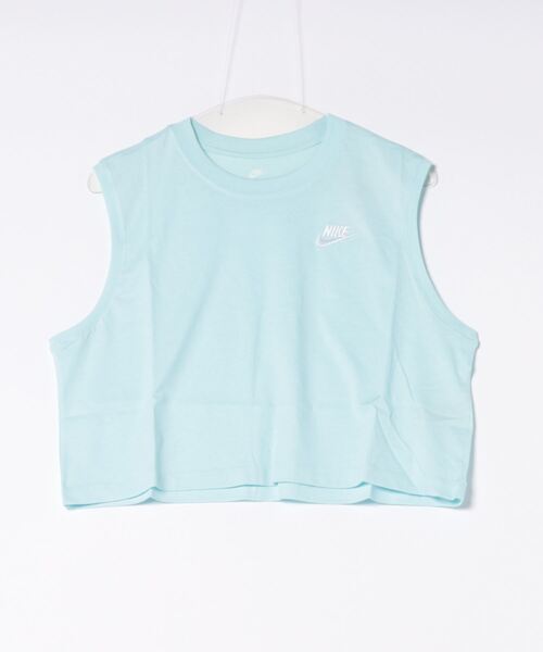 NIKE（ナイキ）の「《NIKEアパレル》WS NSW クラブ クロップ S/L Tシャツ（Tシャツ/カットソー・レディース・ブラック/ベージュ/ホワイト/ブルー系その他・S/M/L/XL）」の2枚目の写真