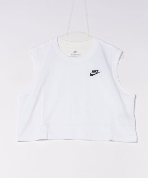 NIKE（ナイキ）の「《NIKEアパレル》WS NSW クラブ クロップ S/L Tシャツ（Tシャツ/カットソー・レディース・ブラック/ベージュ/ホワイト/ブルー系その他・S/M/L/XL）」の3枚目の写真
