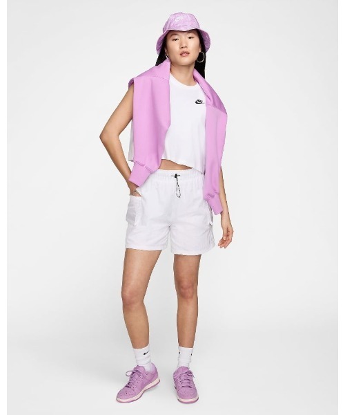 NIKE（ナイキ）の「《NIKEアパレル》WS NSW クラブ クロップ S/L Tシャツ（Tシャツ/カットソー・レディース・ブラック/ベージュ/ホワイト/ブルー系その他・S/M/L/XL）」の16枚目の写真