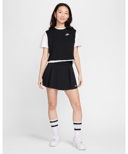 NIKE（ナイキ）の「《NIKEアパレル》WS NSW クラブ クロップ S/L Tシャツ（Tシャツ/カットソー・レディース・ブラック/ベージュ/ホワイト/ブルー系その他・S/M/L/XL）」の10枚目の写真