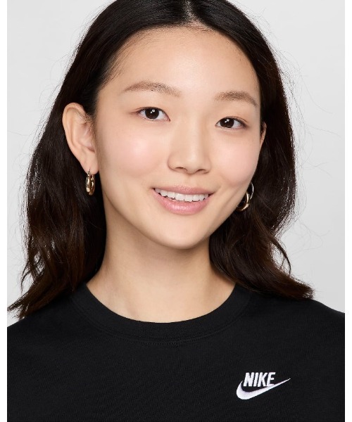 NIKE（ナイキ）の「《NIKEアパレル》WS NSW クラブ クロップ S/L Tシャツ（Tシャツ/カットソー・レディース・ブラック/ベージュ/ホワイト/ブルー系その他・S/M/L/XL）」の8枚目の写真