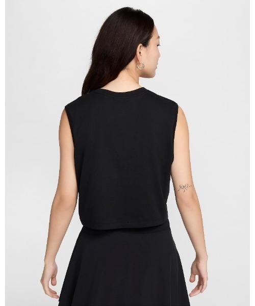 NIKE（ナイキ）の「《NIKEアパレル》WS NSW クラブ クロップ S/L Tシャツ（Tシャツ/カットソー・レディース・ブラック/ベージュ/ホワイト/ブルー系その他・S/M/L/XL）」の7枚目の写真