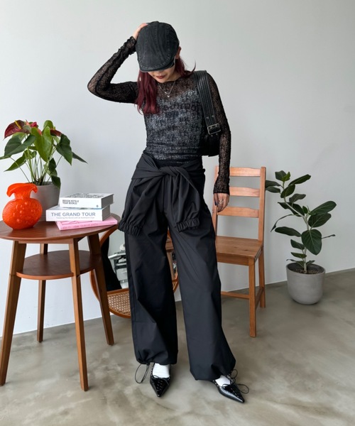 美品　定価5万程　YACCO MARICARD パンツ　ナイロン　ワイドパンツ 公式】ヤッコマリカルドオンラインショップ