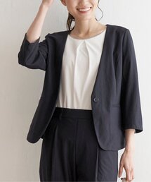 【洗濯機で洗える／セットアップ対応】GOKU楽ツイルストレッチジャケット