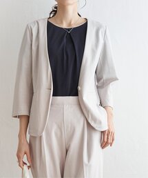 IKKA LOUNGE | 【洗濯機で洗える/セットアップ対応】GOKU楽ツイルストレッチジャケット(テーラードジャケット)