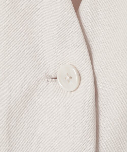 IKKA LOUNGE（イッカラウンジ）の「【洗濯機で洗える／セットアップ対応】GOKU楽ツイルストレッチジャケット（テーラードジャケット・レディース・ネイビー/ライトグレー・M/L/S）」の3枚目の写真