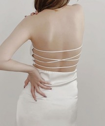 ♡カップ付き背中開きボディースーツ♡ 背中開きトップ 白 White ♡カップ付き背中開きボディースーツ♡ 背中開きトップ 白 White