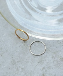 bonu.（ボヌ）の「【サージカルステンレス】シンプルリング（リング）」