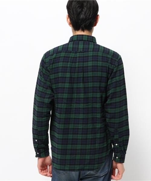 SHIPS（シップス）の「SA: 【アメリカ製】 フランネル/タータンチェック ボタンダウン シャツ（シャツ/ブラウス・メンズ・ダークブルー/ネイビー/レッド/カーキ・LARGE/MEDIUM/SMALL/X-LARGE/X-SMALL）」の7枚目の写真