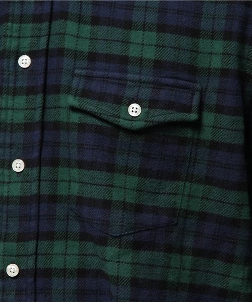 SHIPS（シップス）の「SA: 【アメリカ製】 フランネル/タータンチェック ボタンダウン シャツ（シャツ/ブラウス・メンズ・ダークブルー/ネイビー/レッド/カーキ・LARGE/MEDIUM/SMALL/X-LARGE/X-SMALL）」の11枚目の写真