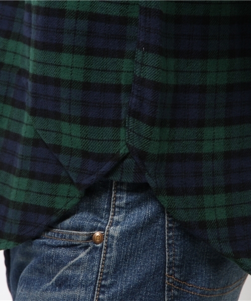 SHIPS（シップス）の「SA: 【アメリカ製】 フランネル/タータンチェック ボタンダウン シャツ（シャツ/ブラウス・メンズ・ダークブルー/ネイビー/レッド/カーキ・LARGE/MEDIUM/SMALL/X-LARGE/X-SMALL）」の12枚目の写真