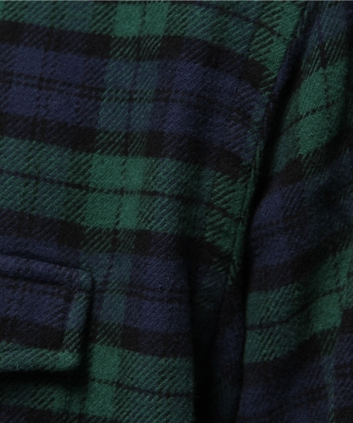SHIPS（シップス）の「SA: 【アメリカ製】 フランネル/タータンチェック ボタンダウン シャツ（シャツ/ブラウス・メンズ・ダークブルー/ネイビー/レッド/カーキ・LARGE/MEDIUM/SMALL/X-LARGE/X-SMALL）」の14枚目の写真