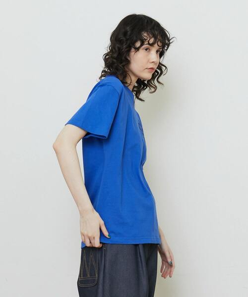 FRAPBOIS（フラボア）の「パーキーT（Tシャツ/カットソー・レディース・ブラック/ホワイト/ブルー・1/2）」の4枚目の写真