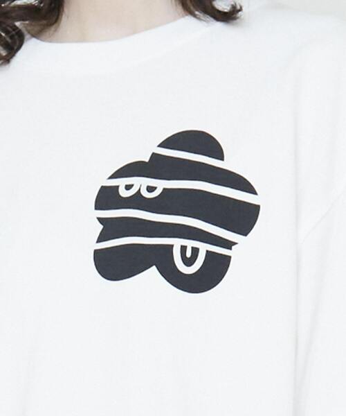 FRAPBOIS（フラボア）の「パーキーT（Tシャツ/カットソー・レディース・ブラック/ホワイト/ブルー・1/2）」の10枚目の写真