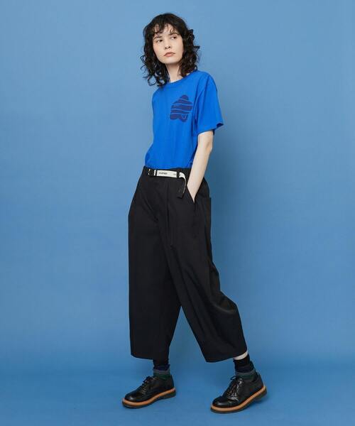 FRAPBOIS（フラボア）の「パーキーT（Tシャツ/カットソー・レディース・ブラック/ホワイト/ブルー・1/2）」の18枚目の写真