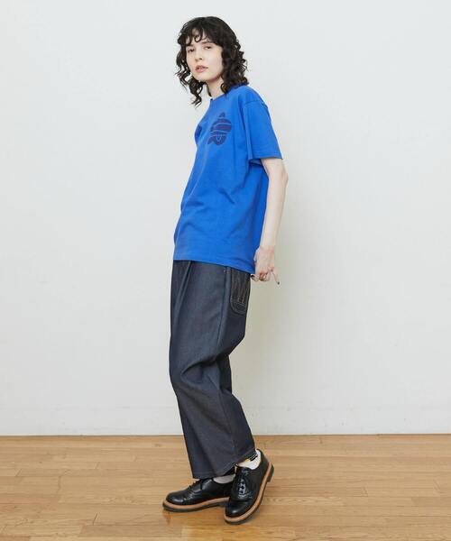 FRAPBOIS（フラボア）の「パーキーT（Tシャツ/カットソー・レディース・ブラック/ホワイト/ブルー・1/2）」の21枚目の写真