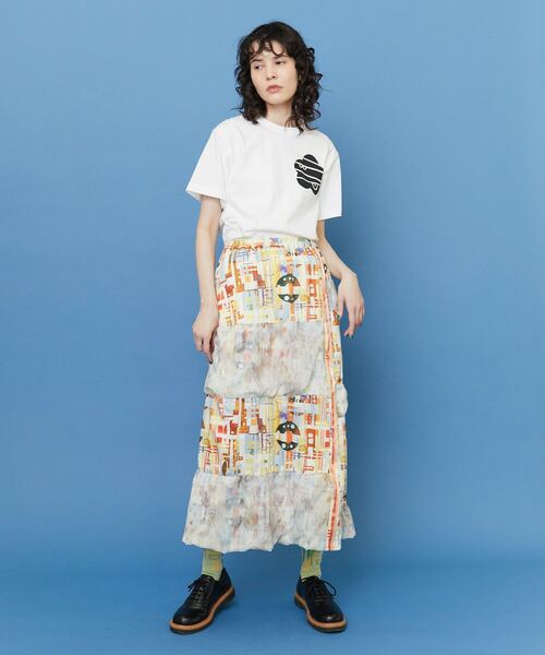 FRAPBOIS(フラボア)の「パーキーT(Tシャツ/カットソー・レディース・ブラック/ホワイト/ブルー・1/2)」の13枚目の写真