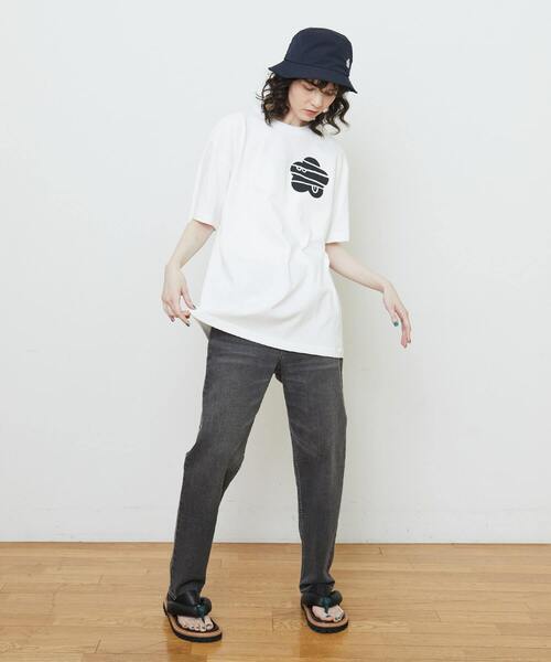 FRAPBOIS(フラボア)の「パーキーT(Tシャツ/カットソー・レディース・ブラック/ホワイト/ブルー・1/2)」の18枚目の写真
