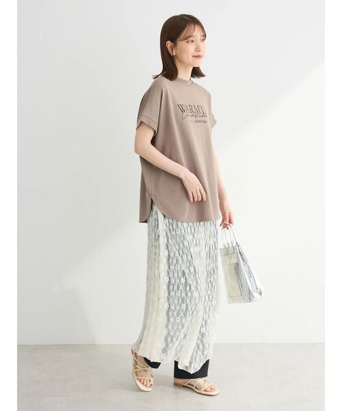 ELENCARE DUE（エレンカーレデュエ）の「・ELENCARE　DUE　レースアシンメトリースカート（スカート・レディース・アイボリー/ブラック/チャコールグレー・FREE）」の15枚目の写真